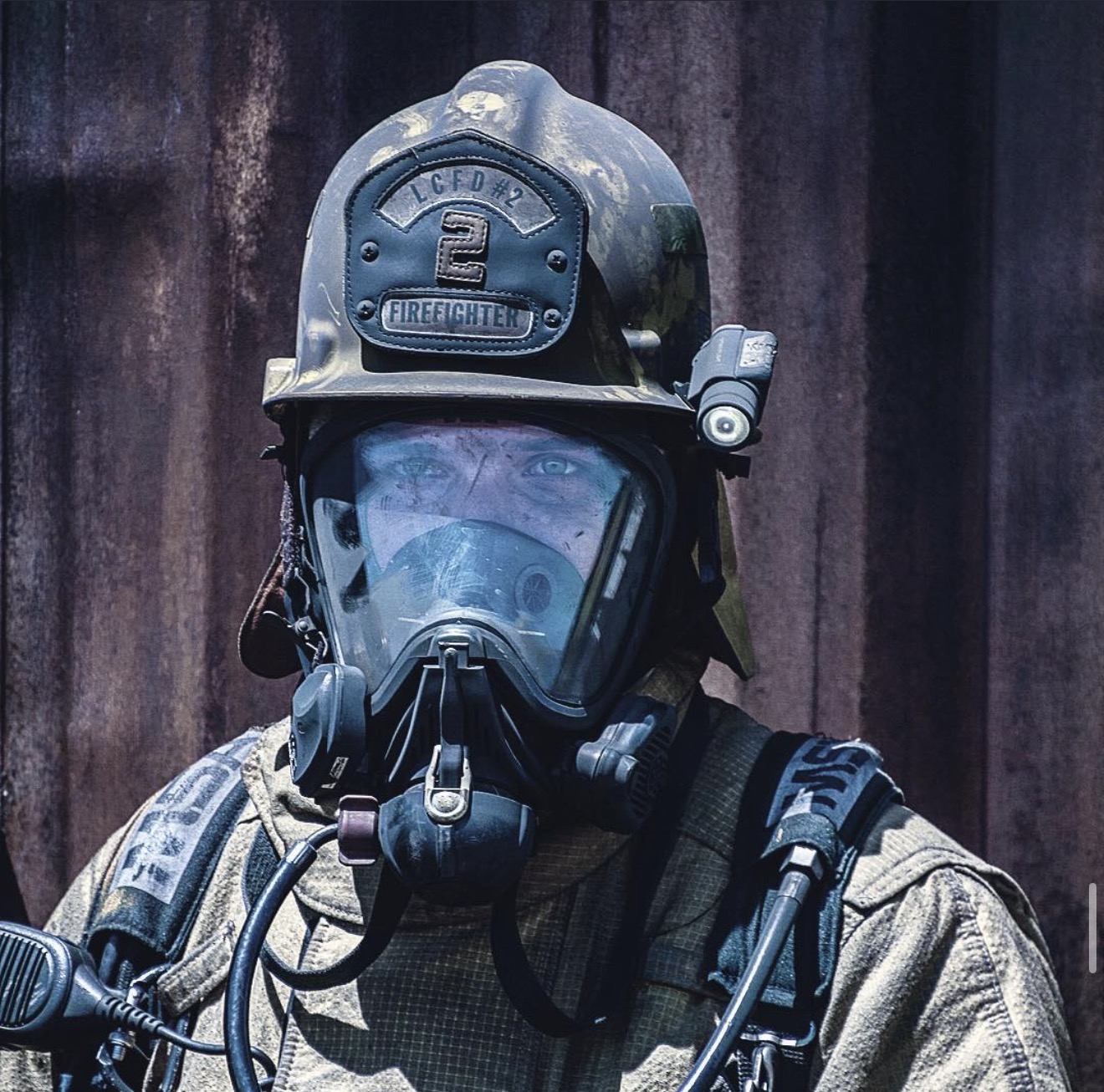 Firefighter in SCBA